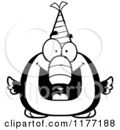 Cartoon Of A Happy Birthday Toucan Wearing A Party Hat Royalty Free Vector Clipart