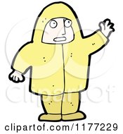 Poster, Art Print Of Waving Person In Yellow