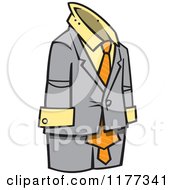 Poster, Art Print Of Empty Business Man Suit