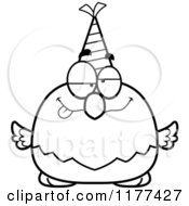 Poster, Art Print Of Black And White Drunk Birthday Bald Eagle Wearing A Party Hat