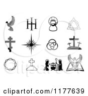 Black And White Christian Symbols