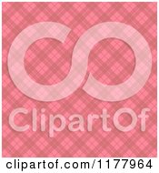 Poster, Art Print Of Pink And Red Gingham Pattern