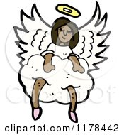 Poster, Art Print Of African American Angel In The Clouds