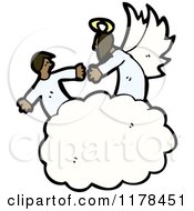 Poster, Art Print Of African American Angels In The Clouds