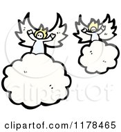 Poster, Art Print Of Angels In The Clouds