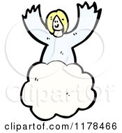 Poster, Art Print Of Angel In The Clouds