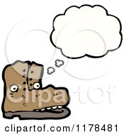 Poster, Art Print Of Leather Boot With A Conversation Bubble