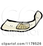 Cartoon Of Bandage Royalty Free Vector Illustration by lineartestpilot