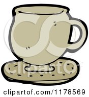 Poster, Art Print Of Coffee Mug On A Saucer