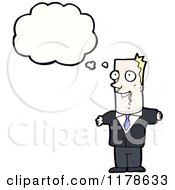 Poster, Art Print Of Man Wearing A Suit With A Conversation Bubble