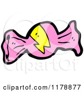 Cartoon Of Wrapped Candy Royalty Free Vector Illustration by lineartestpilot