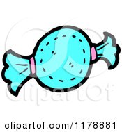 Cartoon Of Wrapped Candy Royalty Free Vector Illustration by lineartestpilot