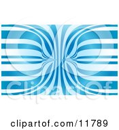 Poster, Art Print Of Abstract Blue And White Background