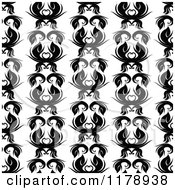 Poster, Art Print Of Seamless Black And White Decorative Wallpaper Pattern