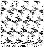 Poster, Art Print Of Seamless Black And White Decorative Wallpaper Pattern