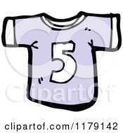 Poster, Art Print Of T-Shirt With The Number 5