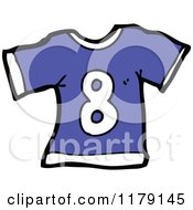Poster, Art Print Of T-Shirt With The Number 8