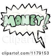 Poster, Art Print Of Conversation Bubble With The Word Money
