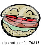 Poster, Art Print Of Sandwich On A Bun