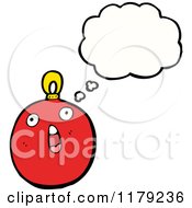 Poster, Art Print Of Christmas Ornament With A Conversation Bubble