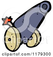 Cartoon Of A Cannon Royalty Free Vector Illustration by lineartestpilot