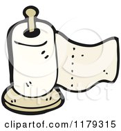 Cartoon Of Paper Towels Royalty Free Vector Illustration by lineartestpilot