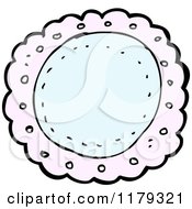 Cartoon Of A Pastel Circle Royalty Free Vector Illustration