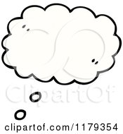 Cartoon Of A Conversation Bubble Royalty Free Vector Illustration by lineartestpilot
