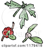 Clip Art Of Wildflowers Royalty Free Vector Illustration
