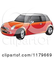 Poster, Art Print Of Red Mini Cooper Car