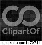 Clipart Of A Dark Tight Carbon Fiber Background Royalty Free Illustration