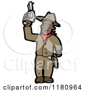 Poster, Art Print Of Black Cowboy With A Gun