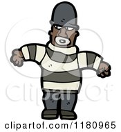 Poster, Art Print Of Black Male Criminal