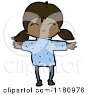 Poster, Art Print Of Black Girl With Pigtails