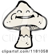 Cartoon Of Toadstools Royalty Free Vector Illustration by lineartestpilot