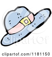 Cartoon Of A Womens Hat Royalty Free Vector Illustration