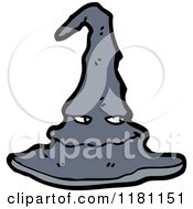 Cartoon Of A Witches Hat Royalty Free Vector Illustration