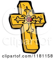 Poster, Art Print Of Golden Cross