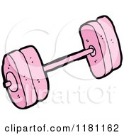 Poster, Art Print Of Pink Barbell