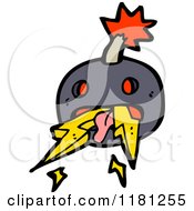 Poster, Art Print Of Cannonball With Lightning Bolts