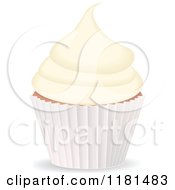 Vanilla Cupcake In A White Cup