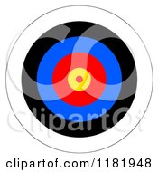 Poster, Art Print Of Target With Colorful Rings