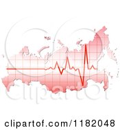 Heart Beat Russian Map