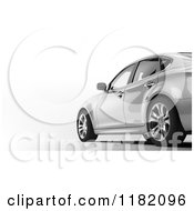 Clipart Of A 3d Luxury Sedan Car Royalty Free CGI Illustration