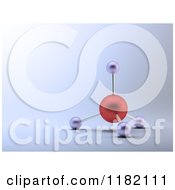 Clipart Of A 3d Model Of Methane Royalty Free CGI Illustration by Mopic