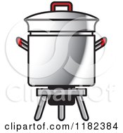 Poster, Art Print Of Metal Pot On A Cooker Stand