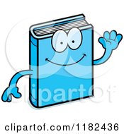 Waving Blue Book Mascot
