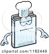 Cartoon Of A Bored Cook Book Mascot Royalty Free Vector Clipart