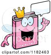 Poster, Art Print Of Talking Pink Fairy Tale Book Mascot