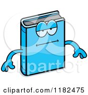 Poster, Art Print Of Bored Blue Book Mascot
